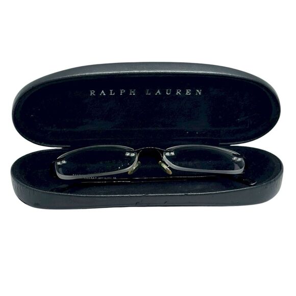 MSRP $185 RALPH LAUREN 5014 9003 Rimless Eyeglasses Frame w/Case - Made in Italy - Picture 2 of 16
